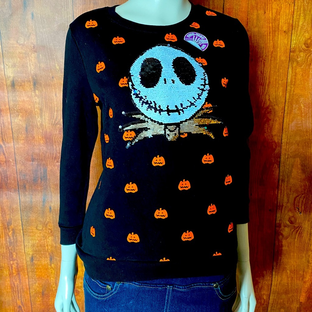 Nightmare before Christmas Two-way Sequin Shirts